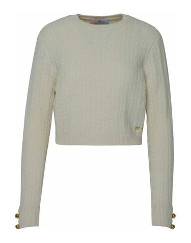 [해외직구] 23FW 키아라 페라그니 긴팔 티셔츠 75CBFM40CMR03010 White