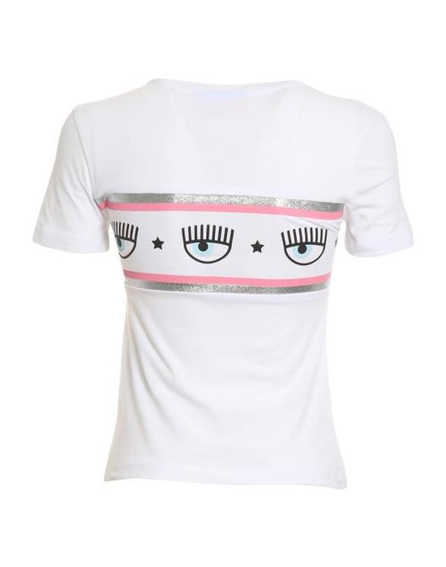 키아라 페라니 [해외직구] 25SS 키아라 페라그니 반팔 티셔츠 72CBHT15CJT00003 WHITE 착용컷