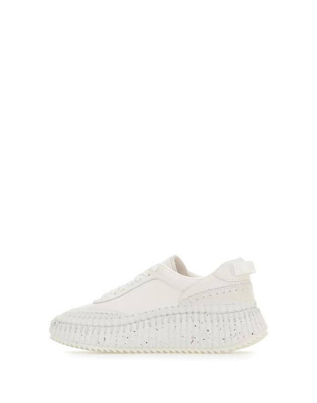 끌로에 [해외직구] 26FW 끌로에 스니커즈 CHC24S00RBD 100 BRILLIANT WHITE 착용컷