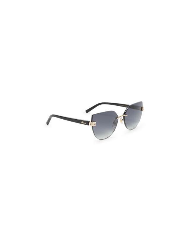 쇼파드 [해외직구] 26FW 쇼파드 선글라스 SCHM49S 300F BLACK 착용컷