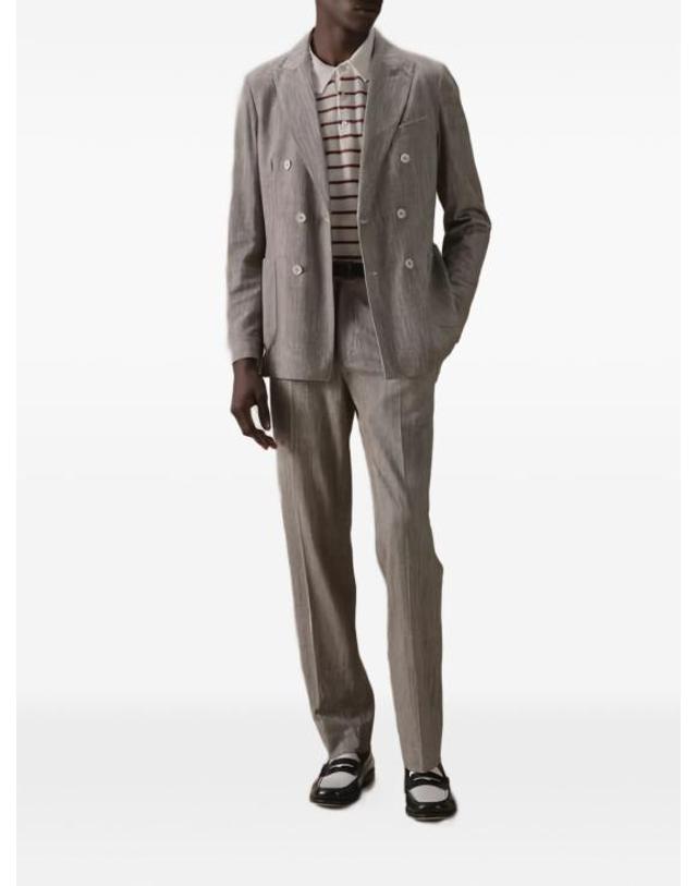 치르콜로 1901 [해외직구] 26SS 치르콜로1901 수트 자켓 CN5254SCRUB Grey 착용컷