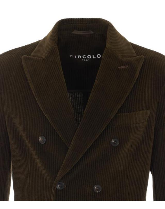 치르콜로 1901 [해외직구] 26FW 치르콜로1901 수트 자켓 CN54022 1287 GREEN 착용컷