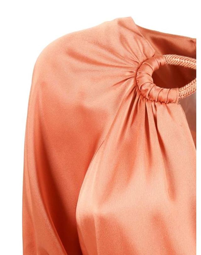 클립스 [해외직구] 26SS 클립스 롱 원피스 E010 9420 Orange 착용컷
