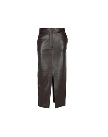 [해외직구] 26FW 씨오 미디 스커트 3599ALG CHOCO BROWN