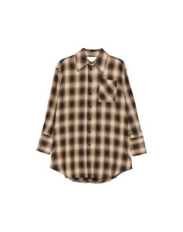 [해외직구] 26FW 씨오 셔츠 1536SMTP BROMU BROWN NEUTRALS