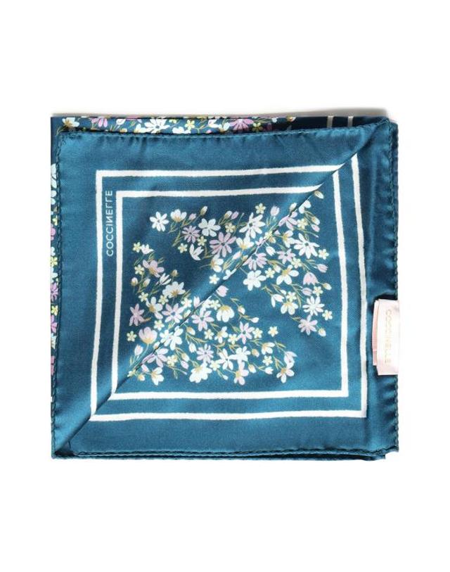 코치넬레 [해외직구] 26SS 코치넬리 머플러 스카프 E7UYE390101 M16 MULTI DEEP BLUE 착용컷