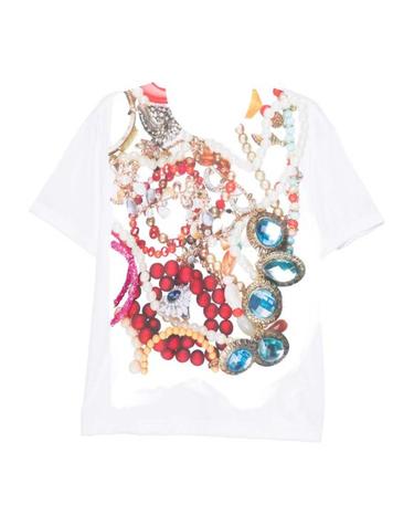 [해외직구] 25FW 꼼마꼼마 반팔 티셔츠 RPT017 White