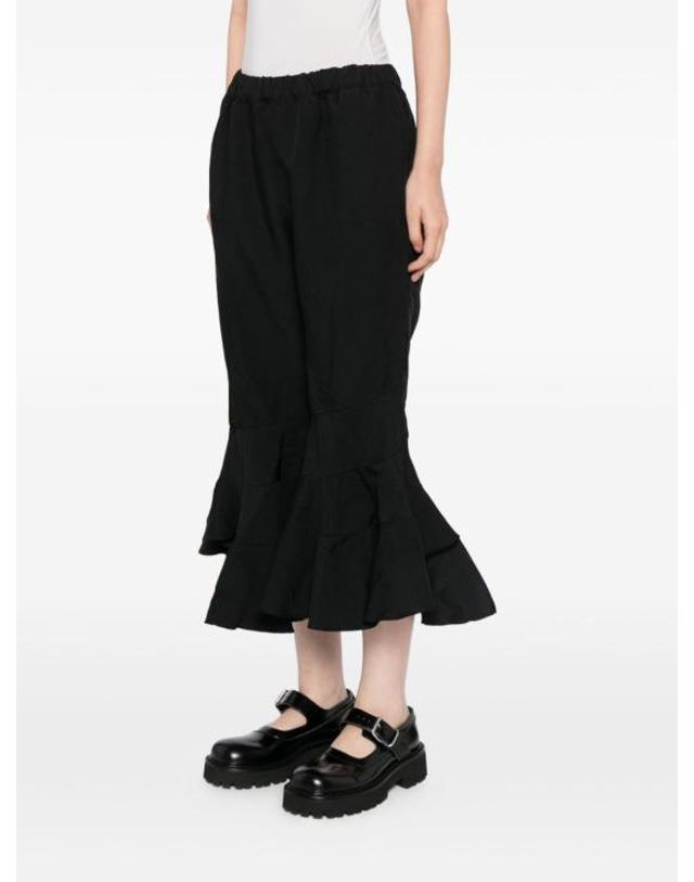 꼼므꼼므 [해외직구] 25FW 꼼마꼼마 스트레이트 팬츠 RPP011 Black 착용컷