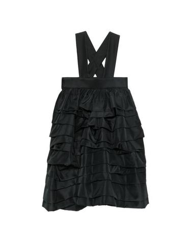 꼼므꼼므 [해외직구] 26FW 꼼마꼼마 숏 원피스 RRA005 1 BLACK