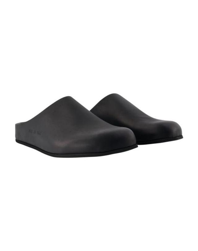 커먼 프로젝트 [해외직구] 26FW 커먼 프로젝트 뮬 슬리퍼 CONFIG PROS26016 BLACK 착용컷