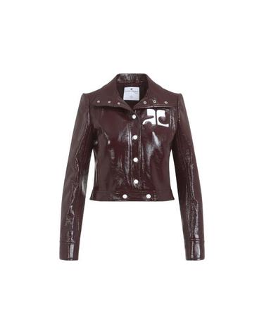 [해외직구] 25FW 쿠레쥬 가죽 자켓 PERCBL005VY0014 4010 BURGUNDY