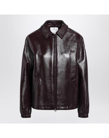 [해외직구] 26FW 쿠레쥬 가죽 자켓 326CBL366VY0014 Burgundy