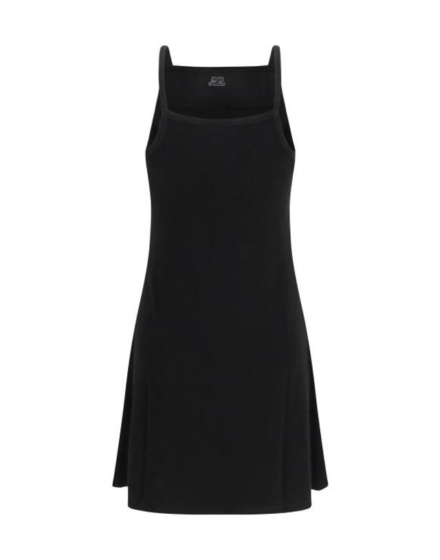쿠레주 [해외직구] 26SS 쿠레쥬 미디 원피스 126JRO812JS0264 9999 BLACK 착용컷