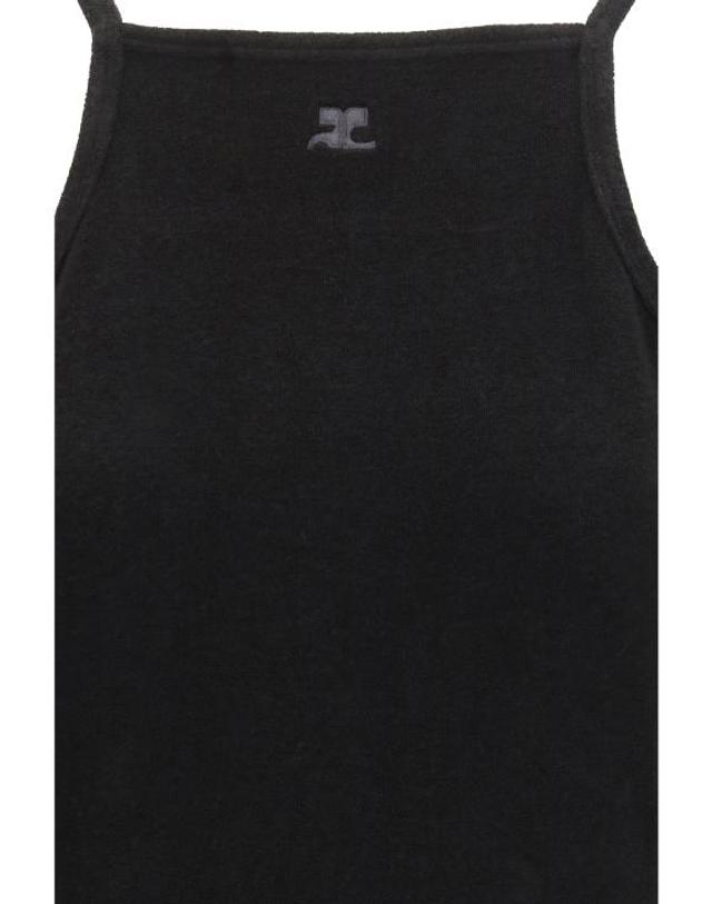 쿠레주 [해외직구] 26SS 쿠레쥬 미디 원피스 126JRO812JS0264 9999 BLACK 착용컷
