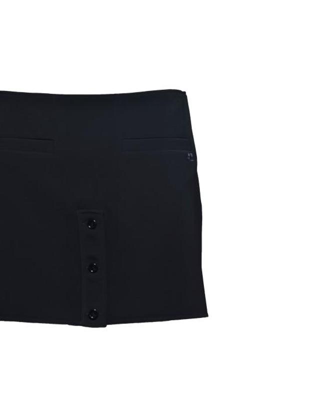 쿠레주 [해외직구] 26SS 쿠레쥬 숏 스커트 126CJU330PL0159 9999 Nero 착용컷