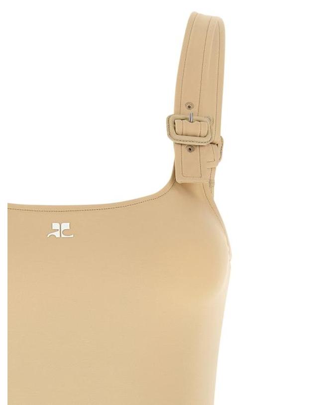 쿠레주 [해외직구] 쿠레쥬 탑 LD126JMB055PA00431068 BEIGE 착용컷