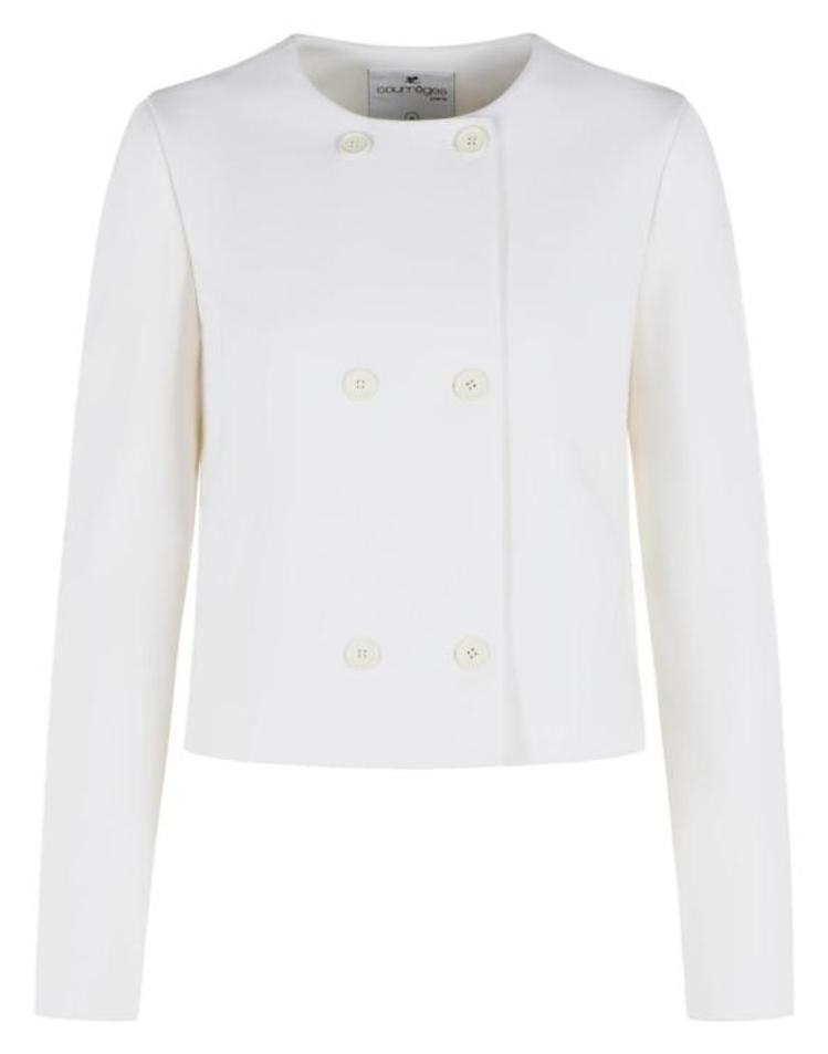 COURREGES [해외] [쿠레주] 26FW 쿠레쥬 자켓 326CVE163PL0170 0001 White E8DRXX39187