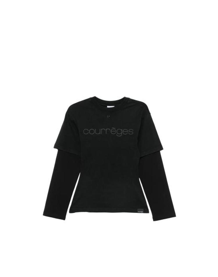 COURREGES [해외] [쿠레주] 26FW 쿠레쥬 긴팔 티셔츠 326JTS275JS 0305 B126 GREY E8DRXX39643