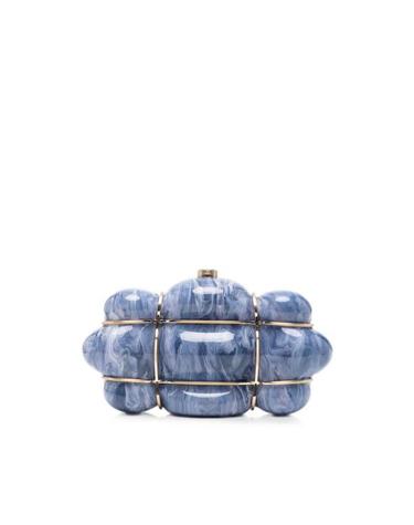 [해외직구] 26FW 컬트 가이아 클러치 파우치 HDBCL37212AC37 BOLLA TIDEM BLUE WHITE