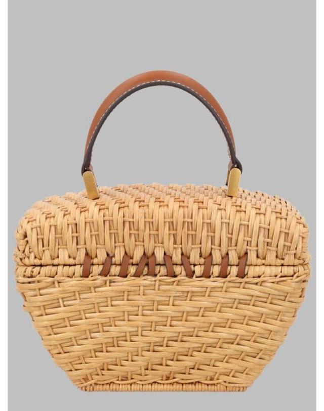 컬트 가이아 [해외직구] 26SS 컬트 가이아 토트백 TH2318RT1235 NATURAL BEIGE 착용컷