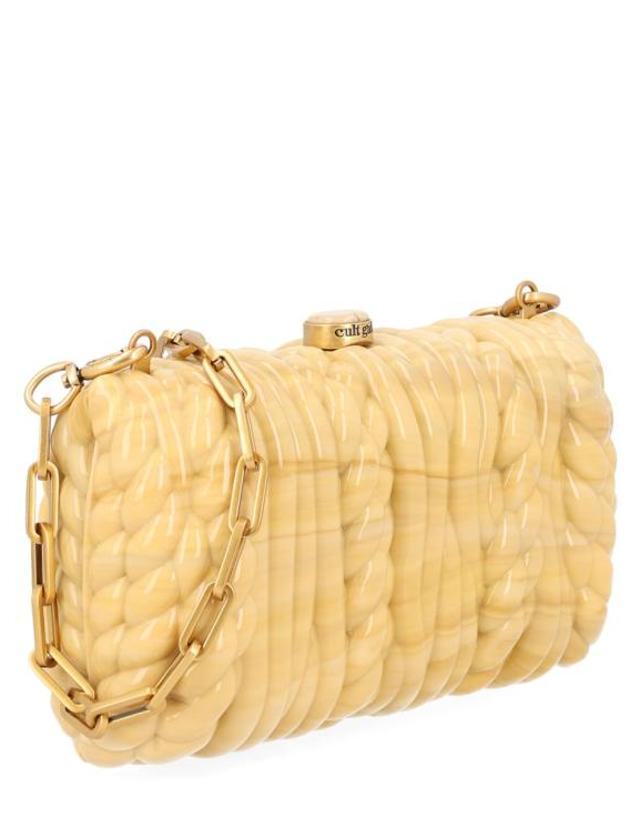 컬트 가이아 [해외직구] 26SS 컬트 가이아 클러치 파우치 HDBCL3078AC3607 CORNSILKMULTI BEIGE 착용컷