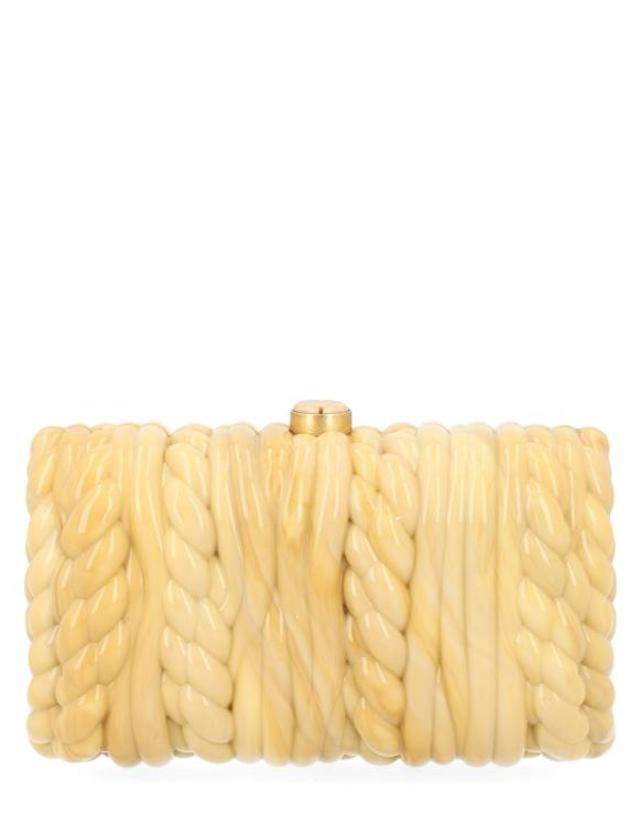 컬트 가이아 [해외직구] 26SS 컬트 가이아 클러치 파우치 HDBCL3078AC3607 CORNSILKMULTI BEIGE 착용컷