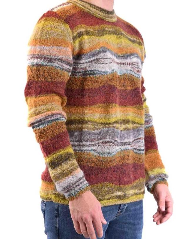 다닐로 파우라 [해외직구] 23FW 다닐로 파우라 스웨터 10DP90130000998DARKMULTICOLOR MULTICOLOUR 착용컷