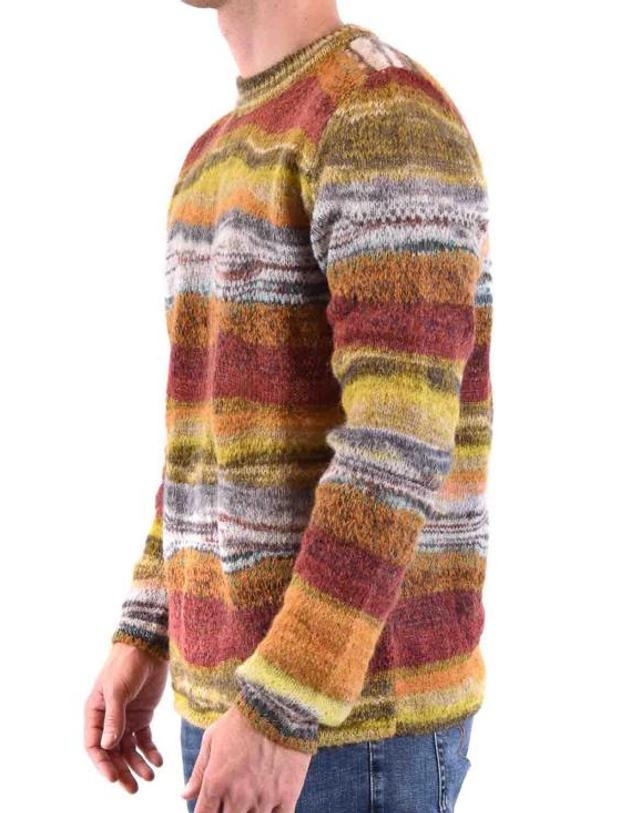 다닐로 파우라 [해외직구] 23FW 다닐로 파우라 스웨터 10DP90130000998DARKMULTICOLOR MULTICOLOUR 착용컷