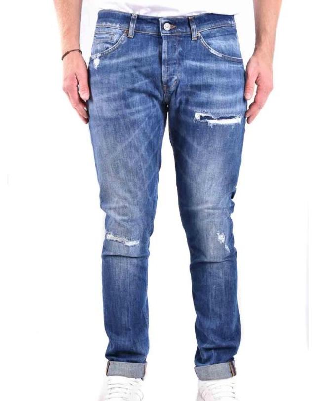 돈덥 [해외직구] 23FW 돈답 스트레이트 팬츠 UP232DS0107UGF9DU800 BLUE 착용컷
