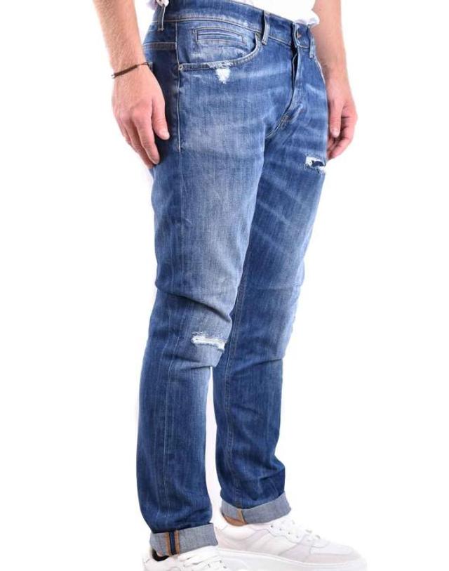 돈덥 [해외직구] 23FW 돈답 스트레이트 팬츠 UP232DS0107UGF9DU800 BLUE 착용컷