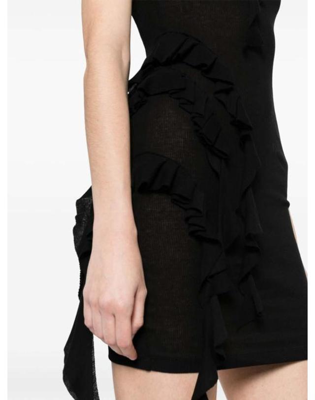 돈덥 [해외직구] 24SS 돈답 미디 스커트 DA361JF0346DXXXDD999 BLACK 착용컷
