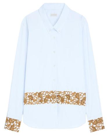 [해외직구] 26FW 드리스 반 노튼 셔츠 0107404314 514 LIGHT BLUE