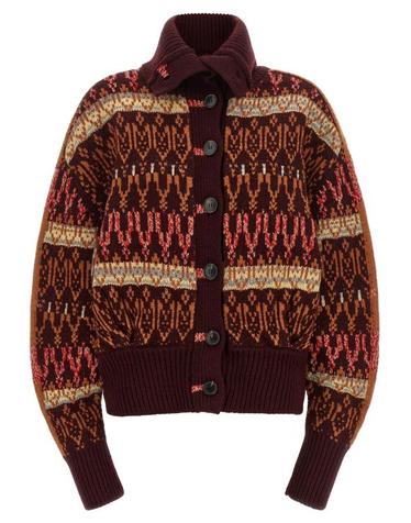 [해외직구] 26FW 드리스 반 노튼 가디건 DR345001BM BURGUNDY
