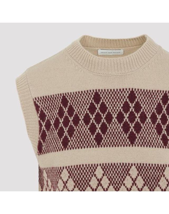 드리스 반 노튼 [해외직구] 26FW 드리스 반 노튼 니트 베스트 2620212254707 106 NUDE NEUTRALS 착용컷