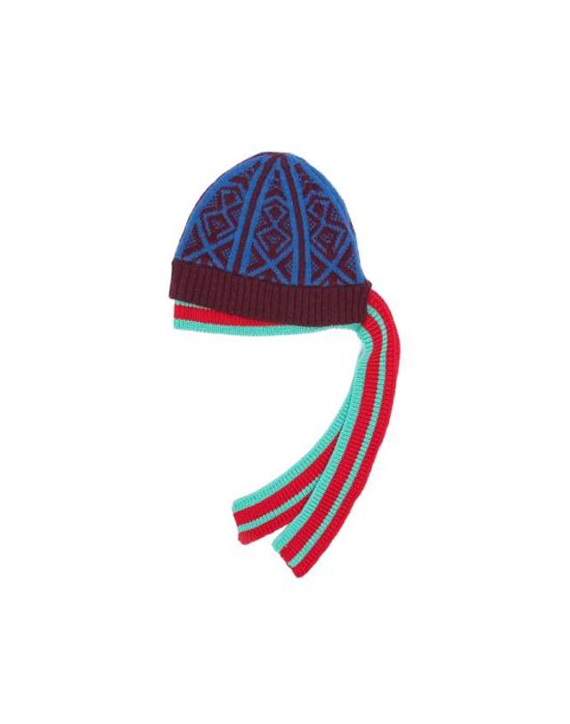 드리스 반 노튼 [해외직구] 26FW 드리스 반 노튼 모자 4761 012211 359 BLUE RED 착용컷
