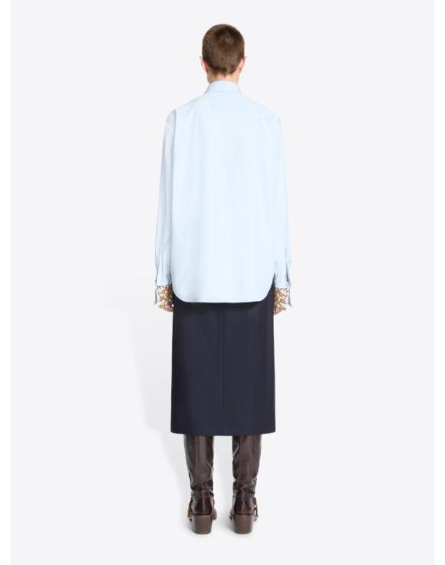 드리스 반 노튼 [해외직구] 26FW 드리스 반 노튼 셔츠 0107404314 514 LIGHT BLUE 착용컷