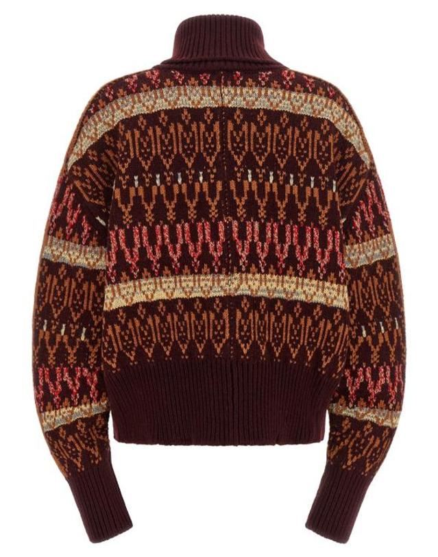 드리스 반 노튼 [해외직구] 26FW 드리스 반 노튼 가디건 DR345001BM BURGUNDY 착용컷