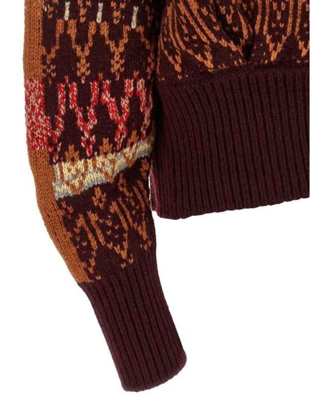 드리스 반 노튼 [해외직구] 26FW 드리스 반 노튼 가디건 DR345001BM BURGUNDY 착용컷