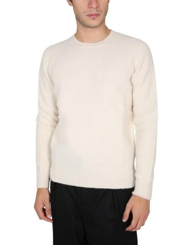 드루모어 [해외직구] 25FW 드루모어 스웨터 D8W103GLO 125 White 착용컷