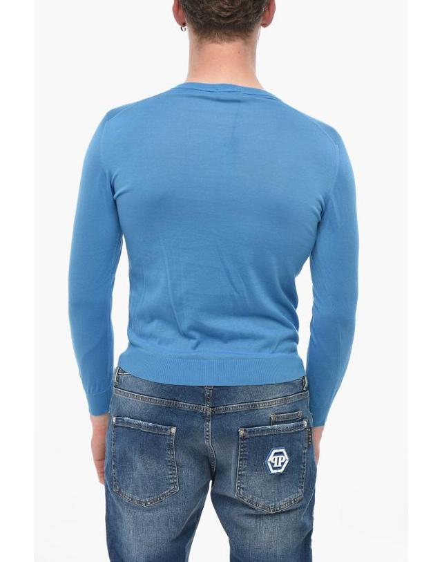 드루모어 [해외직구] 드루모어 스웨터 D0GN481 743 Blue 착용컷