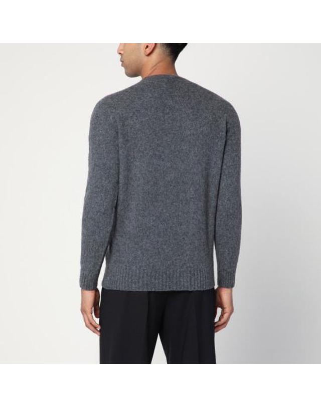 드루모어 [해외직구] 26FW 드루모어 스웨터 D8W103GLOWO 670 GREY 착용컷