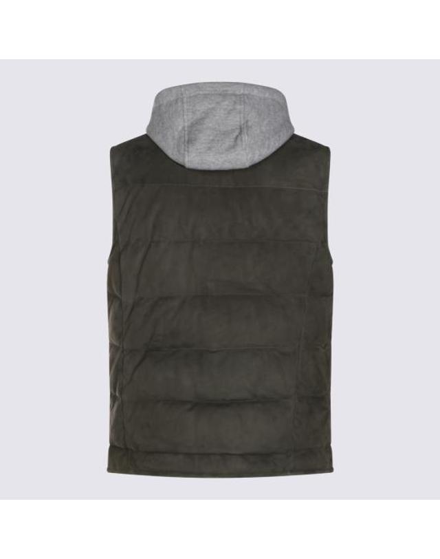 일레븐티 [해외직구] 26FW 일레븐티 가죽 자켓 N75GILF05 PEL0N0428013 CLAY AND LIGHT GREY 착용컷