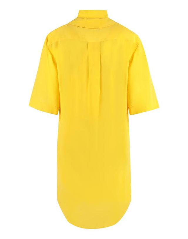 이큅먼트 [해외직구] 23SS 이큅먼트 미디 원피스 D0019LFQ23 SOLEILDEPRINTEMPS Yellow 착용컷