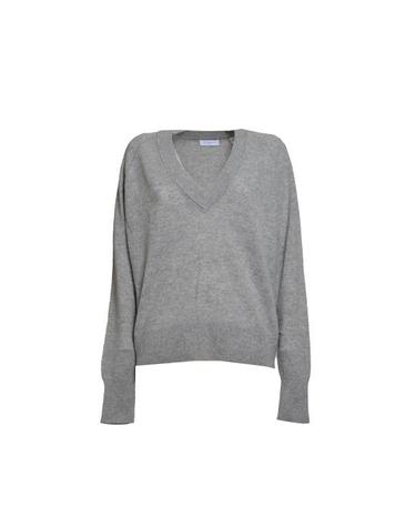 [해외직구] 26SS 이큅먼트 스웨터 6109SW01372 HEATHERGREY Grigio chiaro