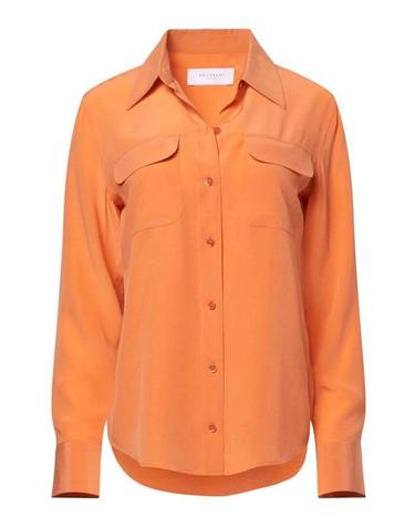 [해외직구] 25SS 이큅먼트 블라우스 Q23E231FLAMINGO Orange