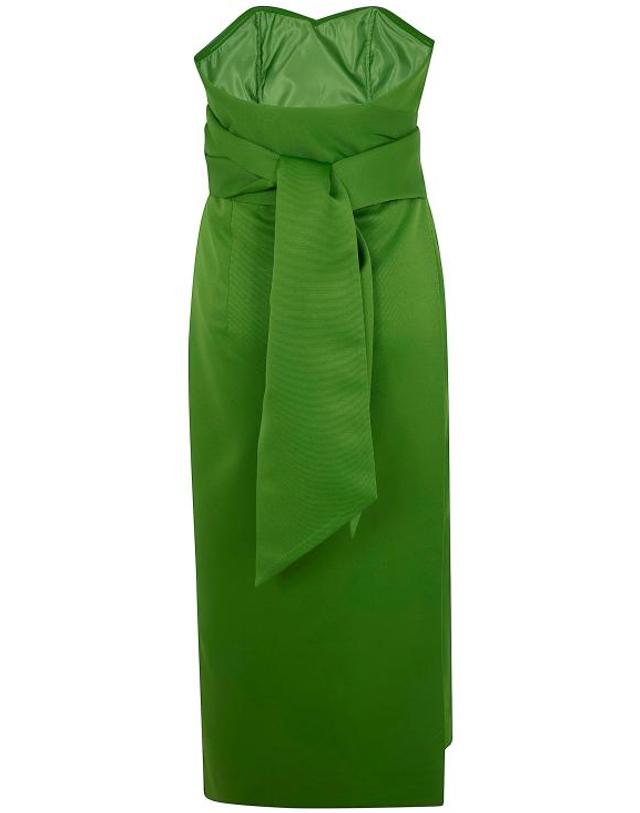 에쌍시엘 [해외직구] 26SS 에쌍씨엘 미디 원피스 JUROR SG23 SPIRULINA GREEN 착용컷