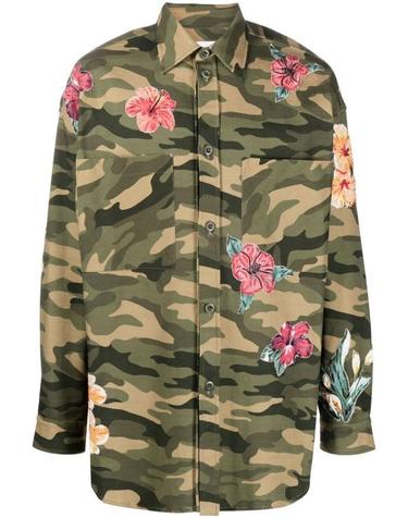 [해외직구] 22SS 페이스커넥션 긴팔 셔츠 EMS22248 699 MultiColour