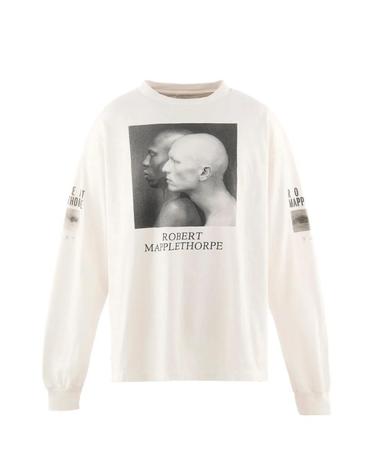 [해외직구] 26 FW SAINT MXXXXXX X 로버트 메이플소프 MT LS 프린트 티셔츠 SMMK10000C10 TP459313487