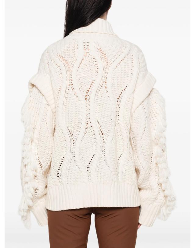 골드버그 [해외직구] Goldbergh Brit fringed detail cable knit sweater 12296546386184 TP725717399 착용컷