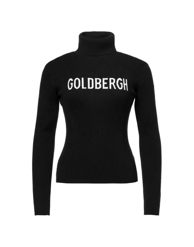 골드버그 [해외직구] 26 FW Goldbergh 로고 인타르시아 터틀넥 스웨터 GB400212639000 TP459259742 착용컷